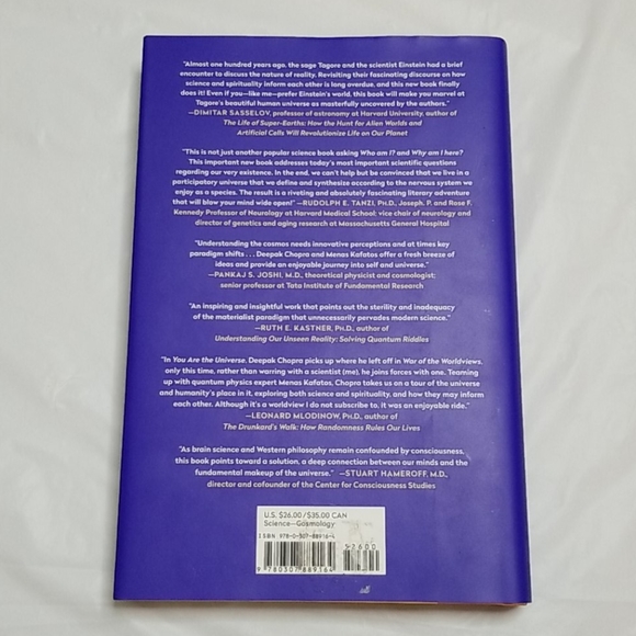 "You Are The Universe" by Deepak Chopra, M.D. NWT - Picture 3 of 8